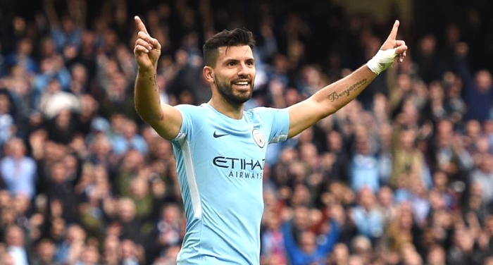 Sergio Aguero Manchester City Premier League 2018 2019