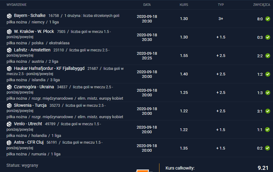 kupon sts 18.09.2020