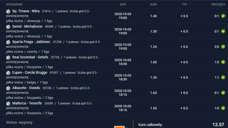 kupon sts 03.10.2020