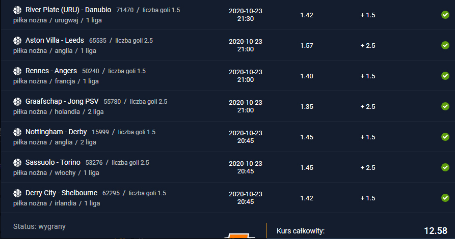 kupon sts 23.10.2020