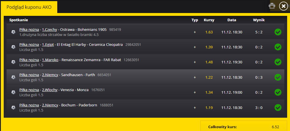 kupon efortuna 11.12.2020