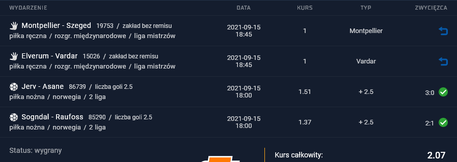 kupon sts 15.09.2021