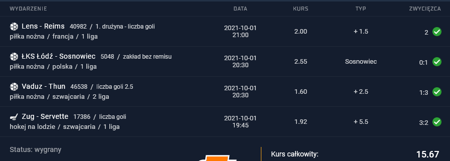 kupon sts 01.10.2021