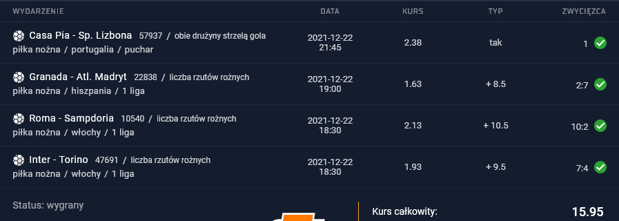 kupon sts 22.12.2021