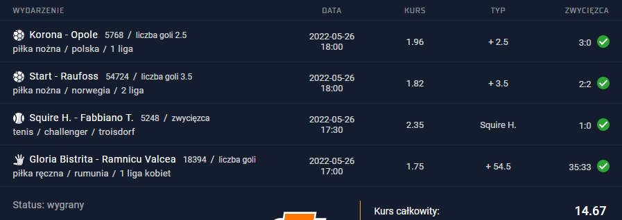 26.05.2022 kupon ako 14.67