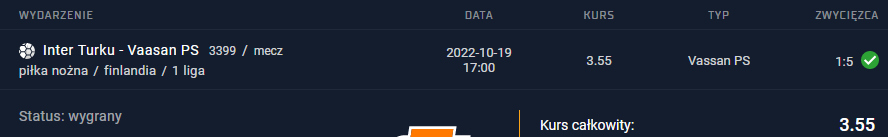 19.10.2022 vip typ premium - typ dzienny