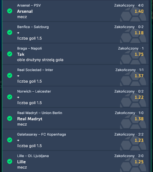 20.09.2023 kupon ako 10.25 bukmacher sts