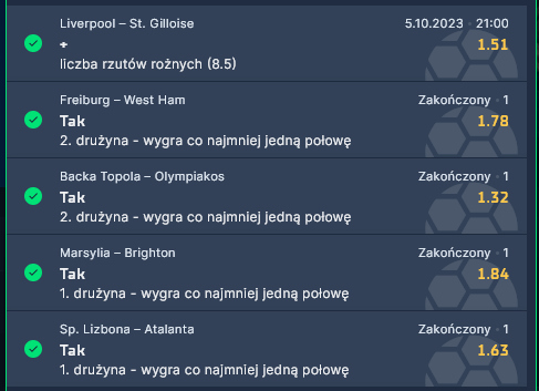 05.10.2023 piłka nożna kupon ako 10.64