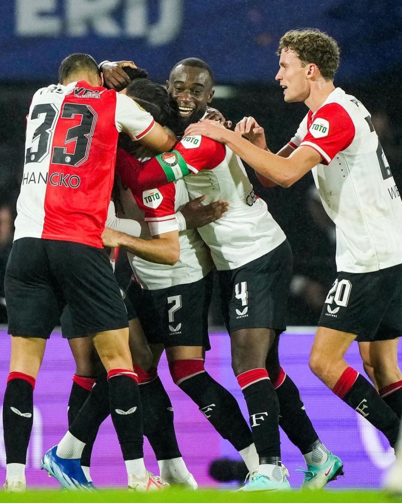 Feyenoord, celebracja zdobytej bramki