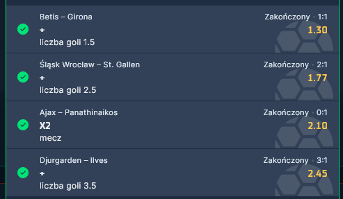 15.08.2024 kupon ako 11.84 bukmacher sts