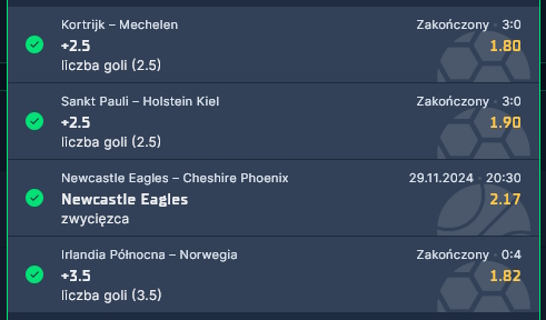 29.11.2024 gotowy kupon bukmacherski ako 13.51