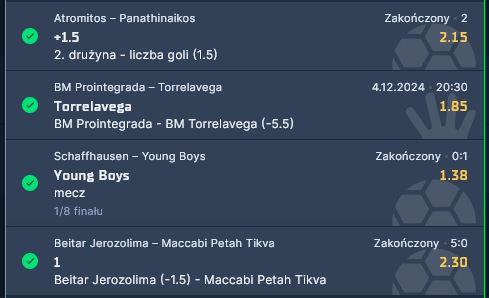 04.12.2024 gotowy kupon bukmacherski ako 12.62