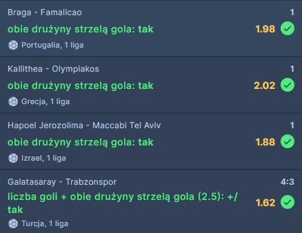 16.12.2024 kupon bukmacherski