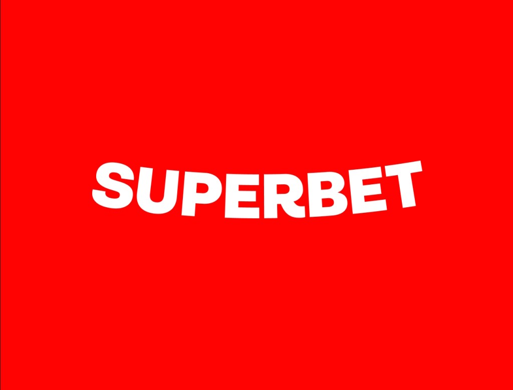Grafika przedstawiająca logo bukmachera Superbet.