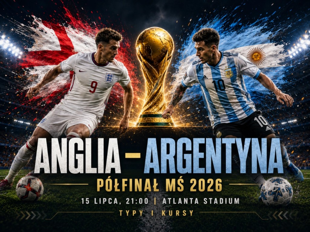 Anglia Argentyna typy i kursy na półfinał MŚ 2026 15 lipca w Atlancie