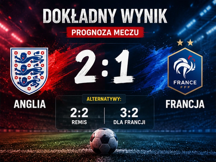 Anglia Francja strzelec gola i dokładny wynik 2:1 dla Francji