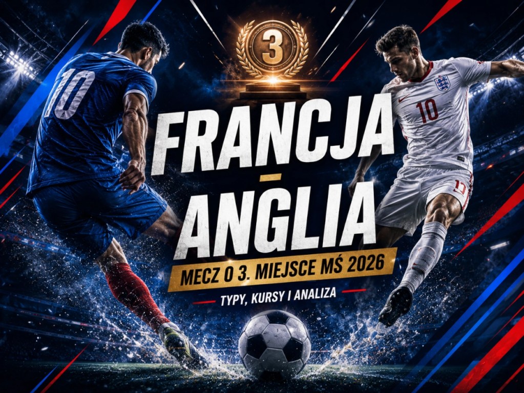 Francja - Anglia typy bukmacherskie na mecz o trzecie miejsce MŚ 2026 rozegrany 18 lipca 2026