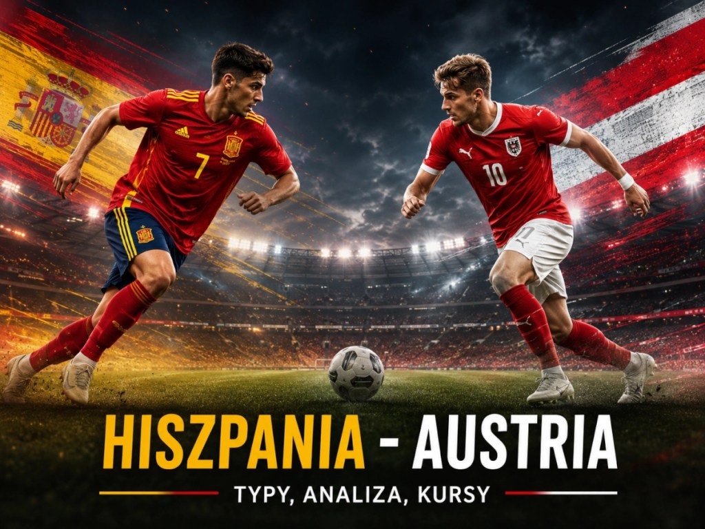 Hiszpania - Austria typy bukmacherskie, analiza meczu, kursy i zapowiedź spotkania MŚ 2026.
