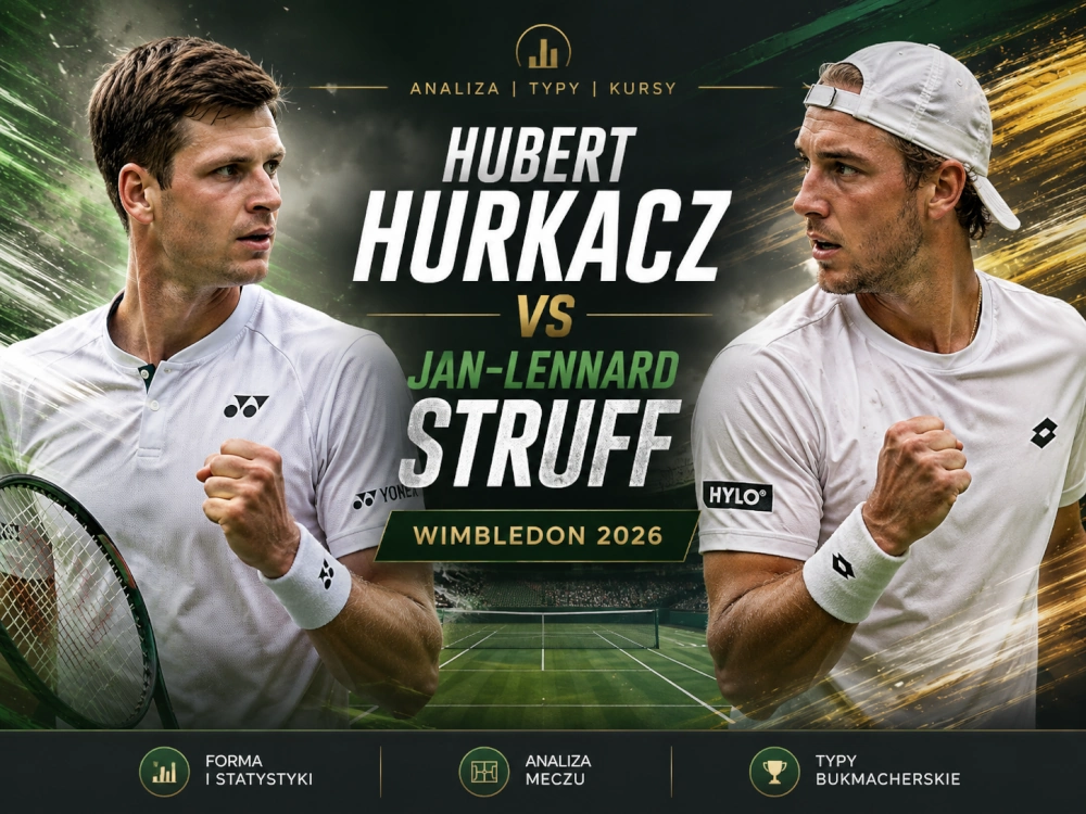 Hubert Hurkacz - Jan-Lennard Struff typy Wimbledon 2026, zapowiedź meczu, kursy STS i analiza tenisowa