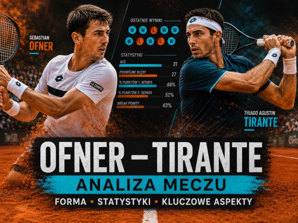 Ofner - Tirante analiza meczu, forma zawodników i statystyki przed ATP Bastad 2026