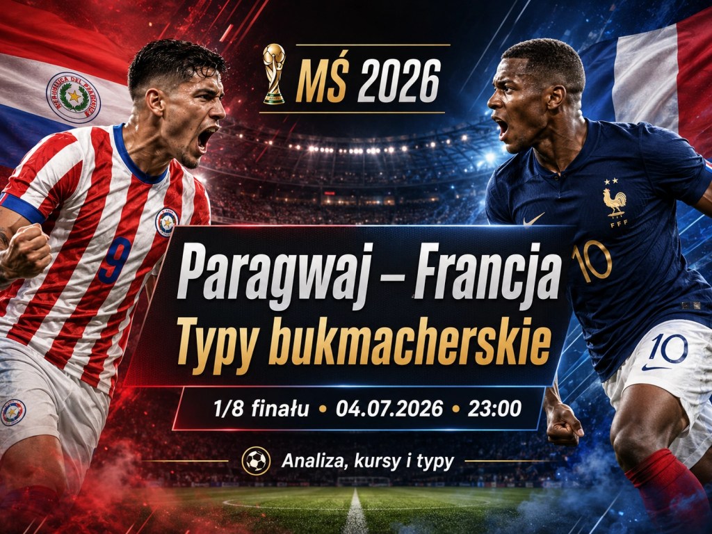 Paragwaj - Francja typy bukmacherskie, analiza i kursy na mecz 1/8 finału MŚ 2026