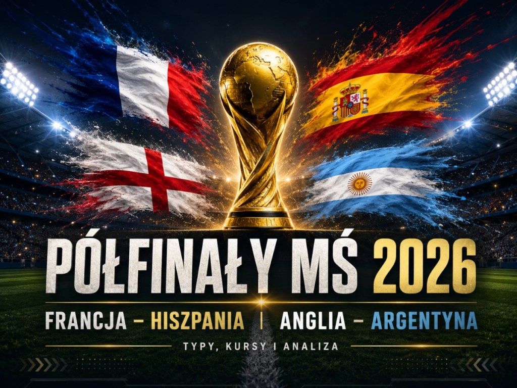 Półfinały MŚ 2026 Francja Hiszpania i Anglia Argentyna - typy, kursy i analiza meczów