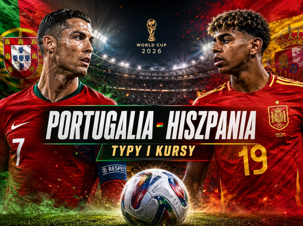 Portugalia - Hiszpania typy bukmacherskie i kursy STS na mecz MŚ 2026, analiza przedmeczowa i zapowiedź hitu mundialu.