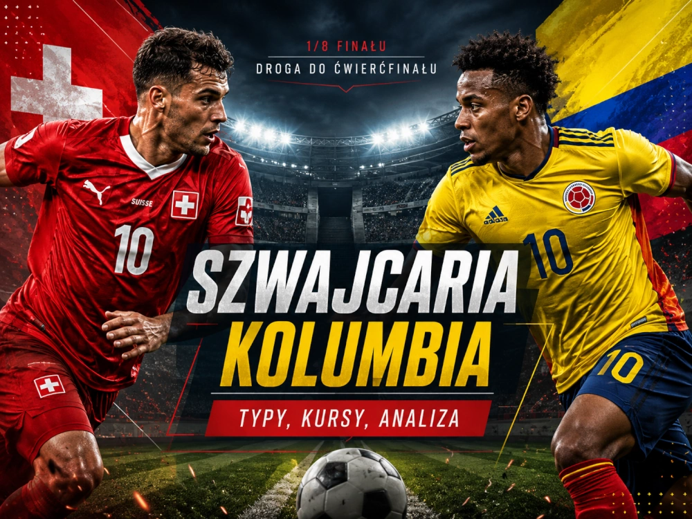 Szwajcaria - Kolumbia typy bukmacherskie, kursy STS i analiza meczu MŚ 2026