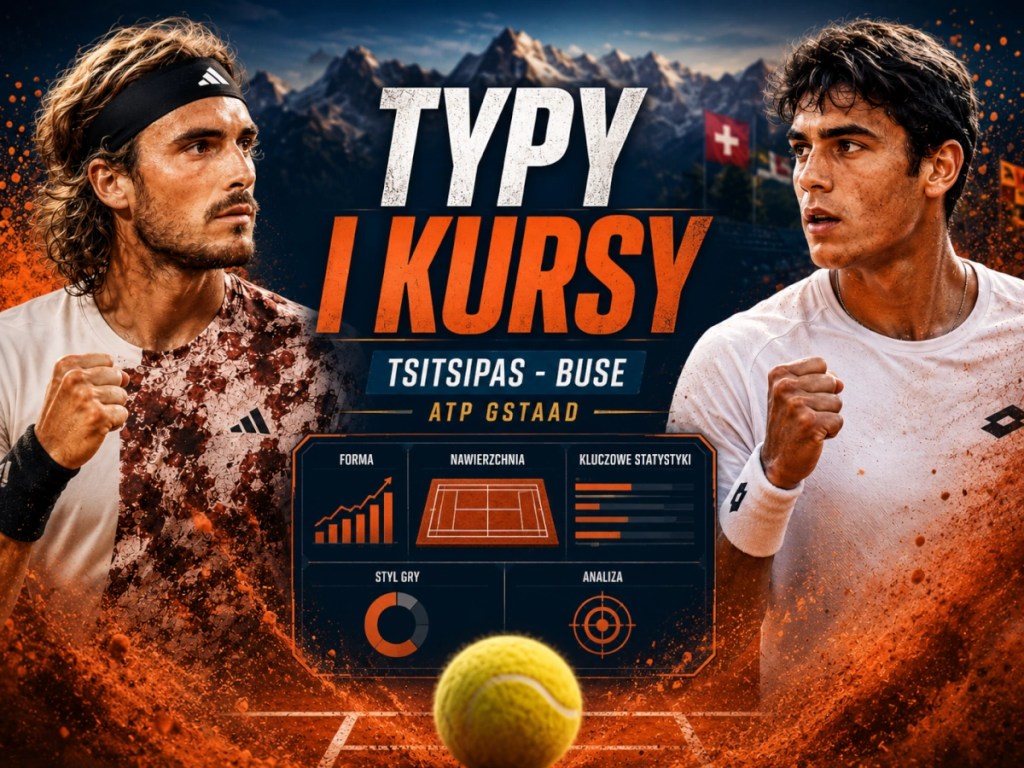 Tsitsipas - Buse typy i kursy bukmacherskie ATP Gstaad 2026