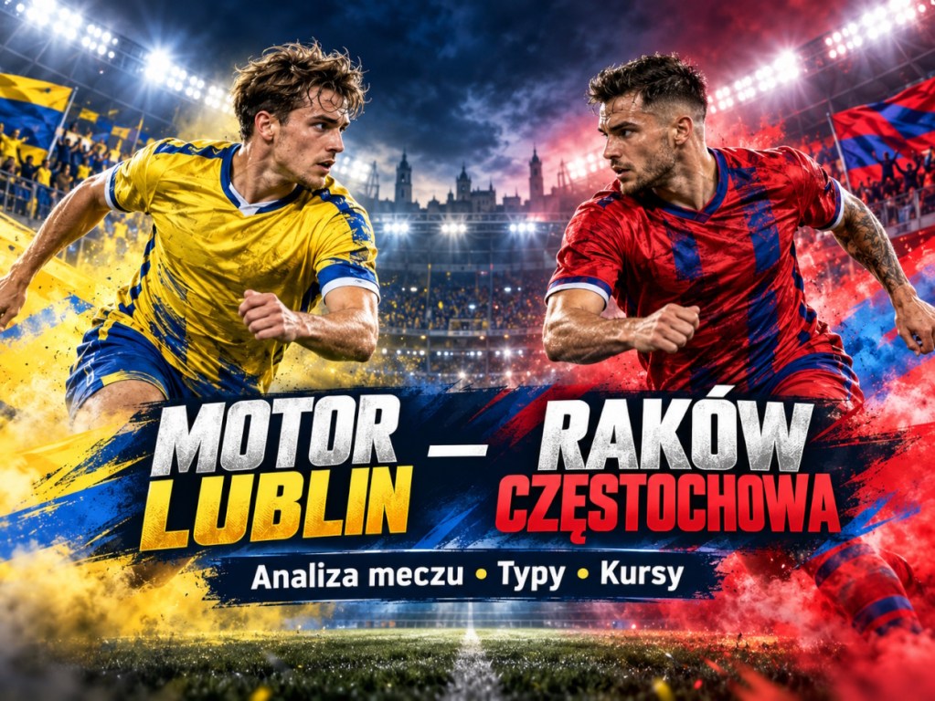 Motor Lublin – Raków Częstochowa, typy bukmacherskie, kursy i analiza meczu Pucharu Polski 27.10.2026.