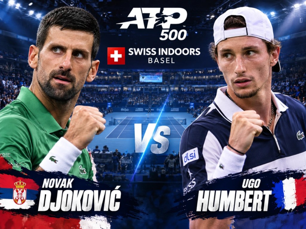 Novak Djoković kontra Ugo Humbert – analiza formy, statystyki H2H i zapowiedź meczu ATP 500 w Bazylei.