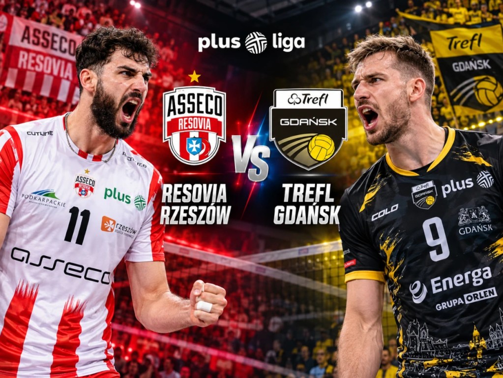 Asseco Resovia Rzeszów kontra Energa Trefl Gdańsk - analiza spotkania PlusLigi, forma zespołów i prognozy bukmacherskie.