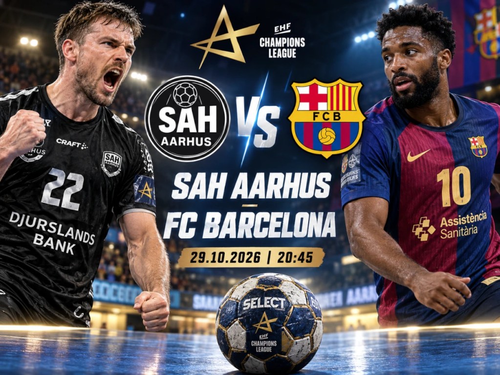 SAH Aarhus - FC Barcelona typy na mecz 29.10.2026, prognoza wyniku i analiza Ligi Mistrzów piłkarzy ręcznych.