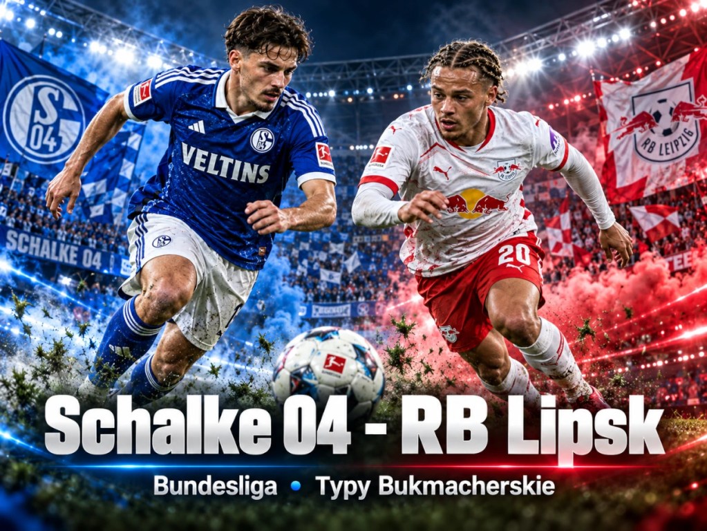 Piłkarze Schalke 04 i RB Lipsk w walce o piłkę - typy bukmacherskie na mecz Bundesligi 31.10.2026.