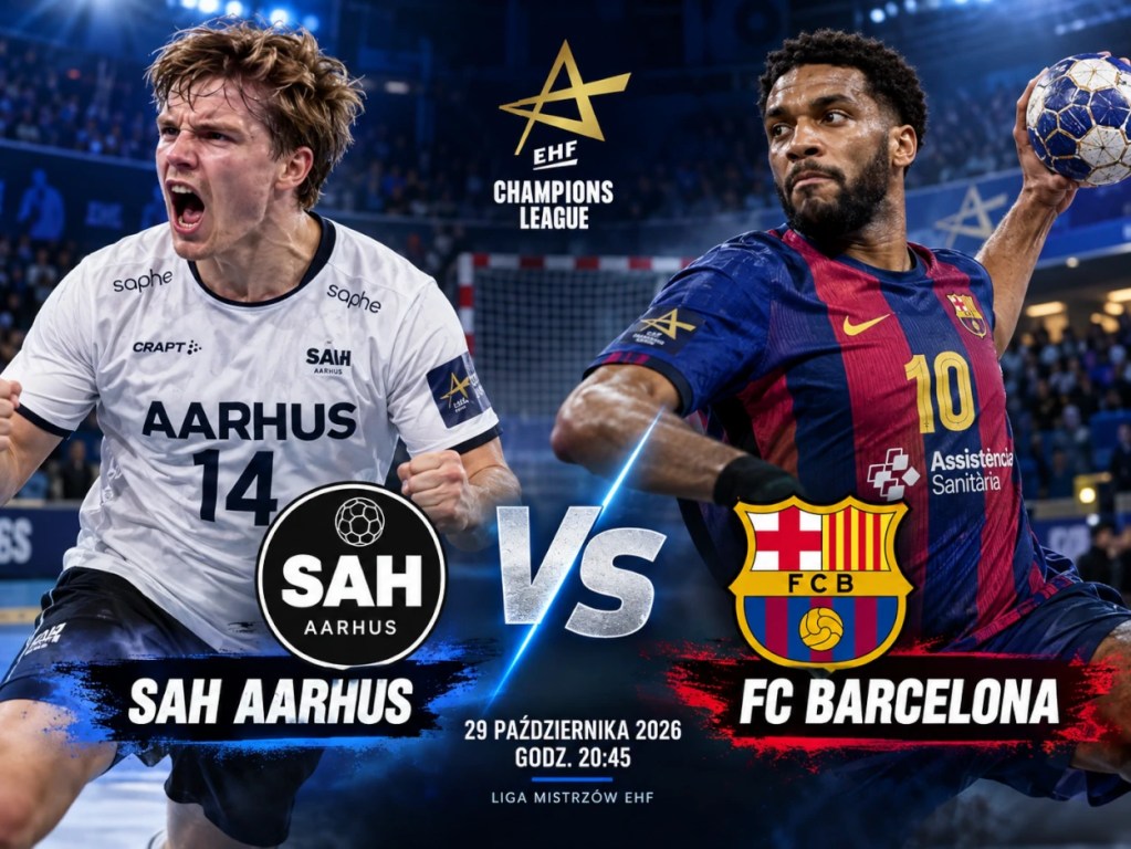 SAH Aarhus - FC Barcelona typy bukmacherskie na 29.10.2026, zapowiedź meczu Ligi Mistrzów piłkarzy ręcznych.