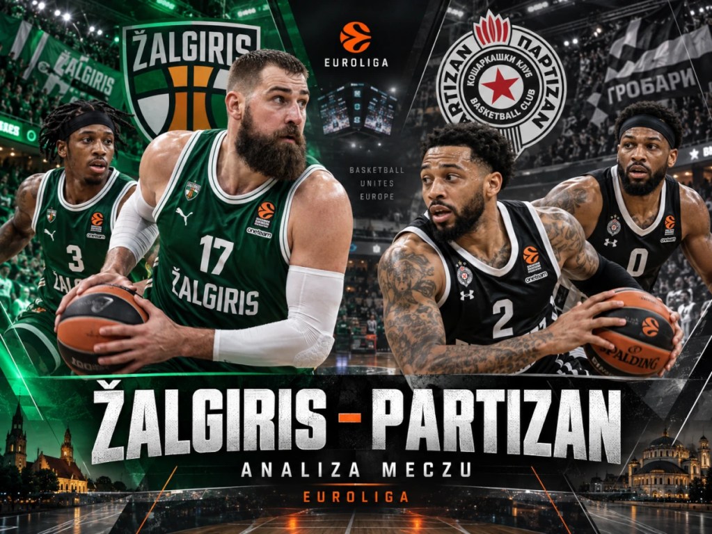 Žalgiris - Partizan analiza meczu Euroligi 30 października 2026. Koszykarze litewskiej i serbskiej drużyny.